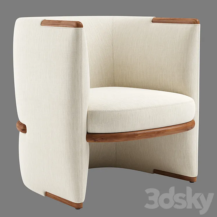 Giorgetti opus armchair 3D Model Free