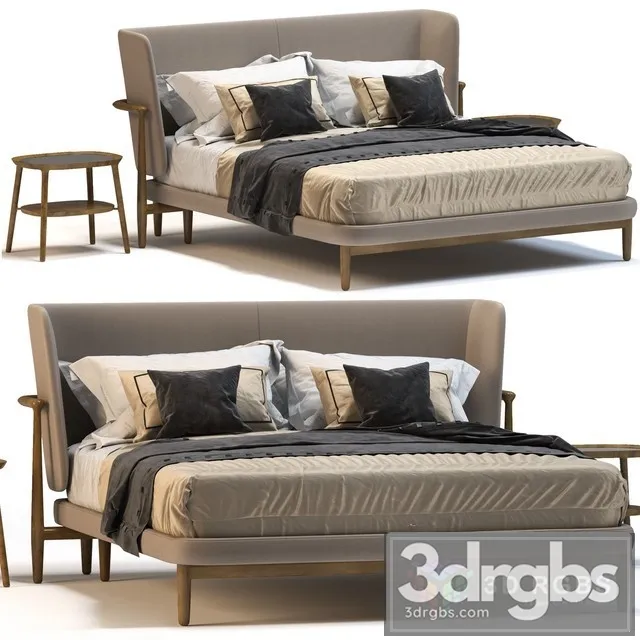 Giorgetti Pegaso Bed 3D Model Free