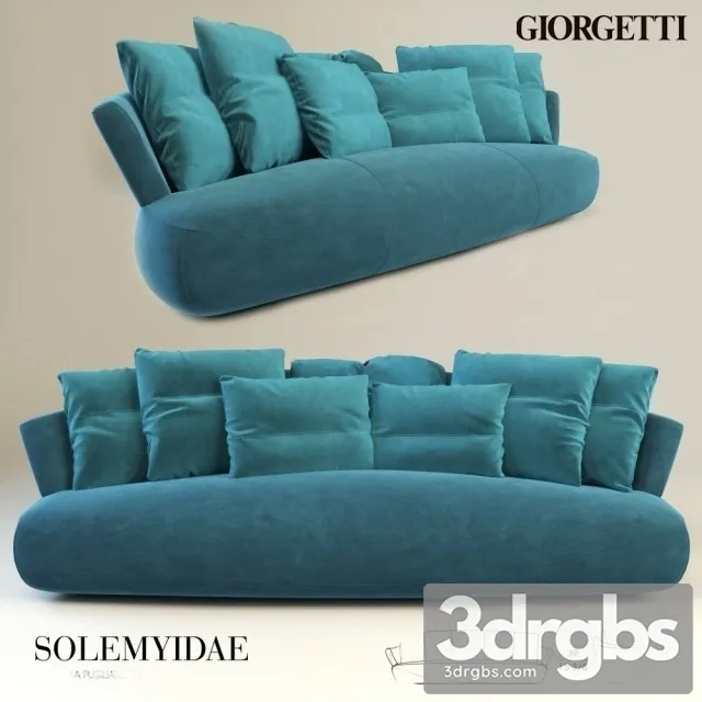 Giorgetti Solemyidae Sofa 3D Model Free
