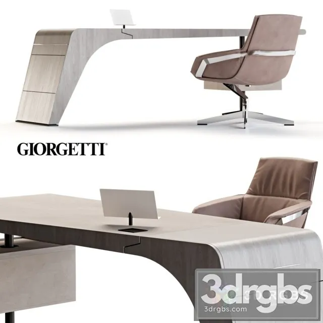 Giorgetti Tenet Dressing Table 3D Model Free