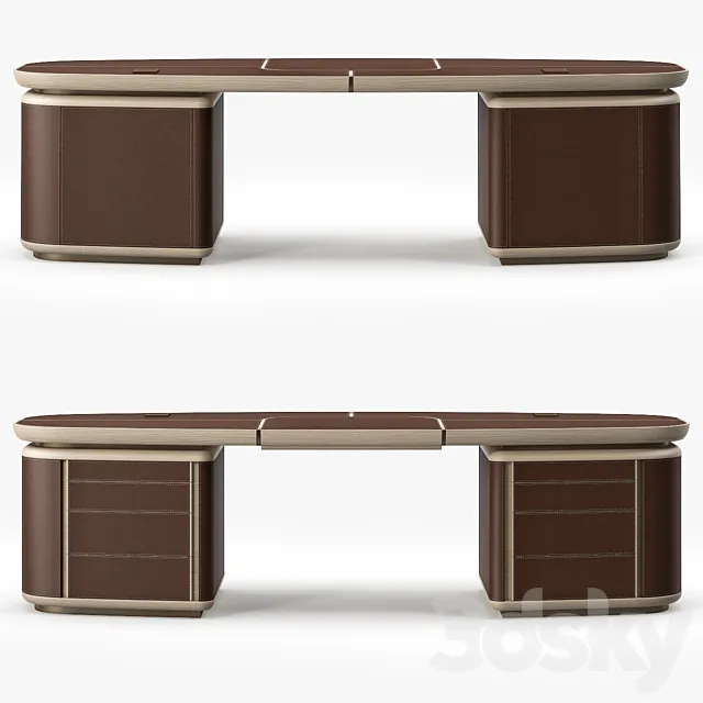 Giorgetti Tycoon Desk 3D Model