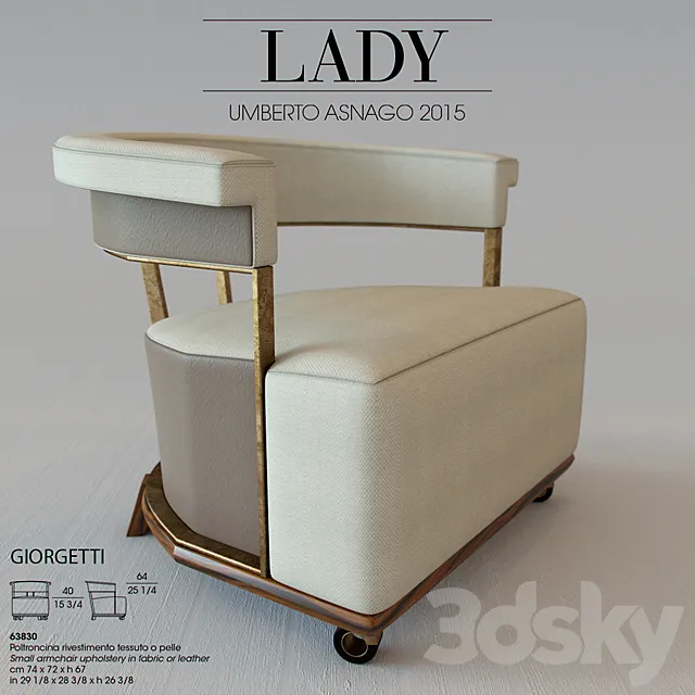 giorgetti_UMBERTO ASNAGO 2015_LADY 3D Model