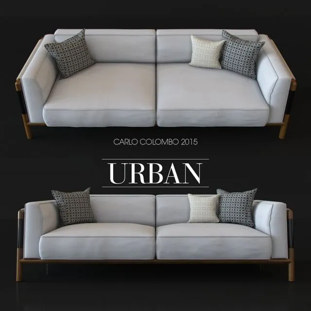 Giorgetti_URBAN_CARLO COLOMBO 2015_divan_dm 3D Model