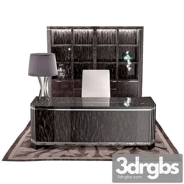 Giorgio collection presidential office set 2 3D Model Free