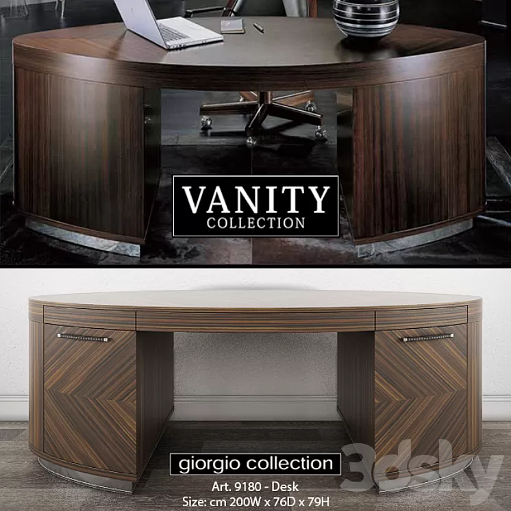 GIORGIO COLLECTION Vanity - Art. 9180 - Desk 3D Model