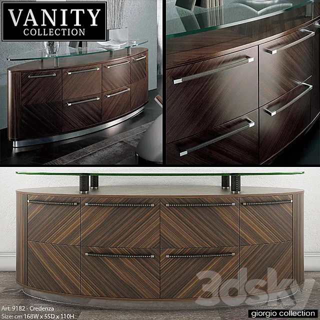 GIORGIO COLLECTION Vanity - Art. 9182 - Credenza 3DModel
