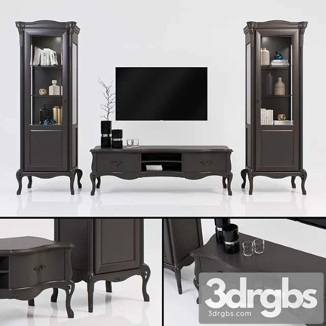 Giorgiocasa - valpolicella - showcase cabinet for tv 2 3D Model Free