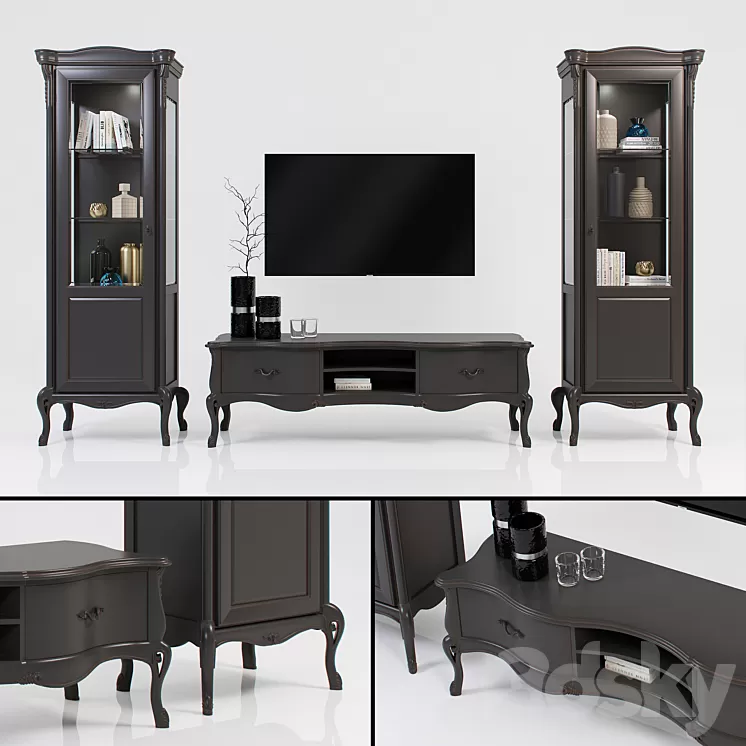 Giorgiocasa - Valpolicella - showcase cabinet for TV 3D Model