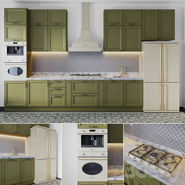 Giovane cuisine from Rimi cuisine 3D Model