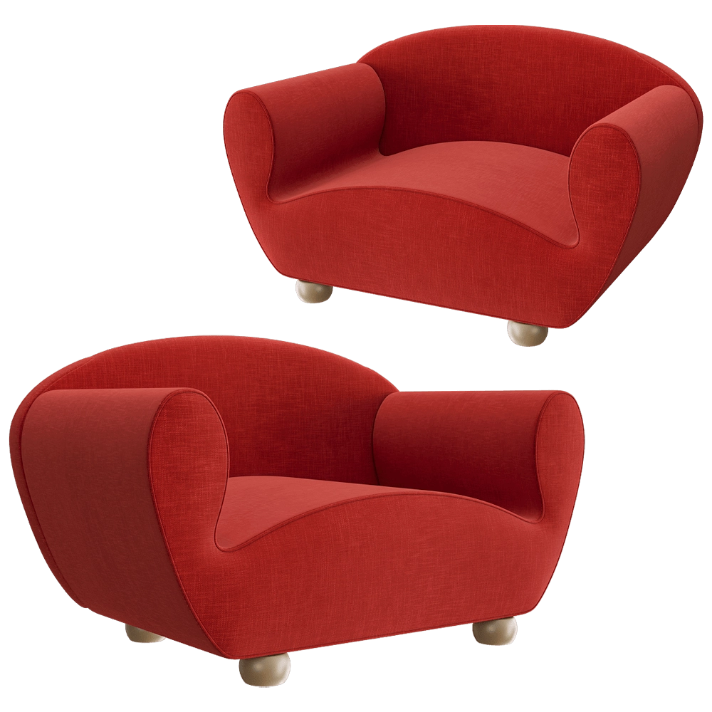 Giovannetti - Armchair and sofa L'AGOSTINA 3D Model