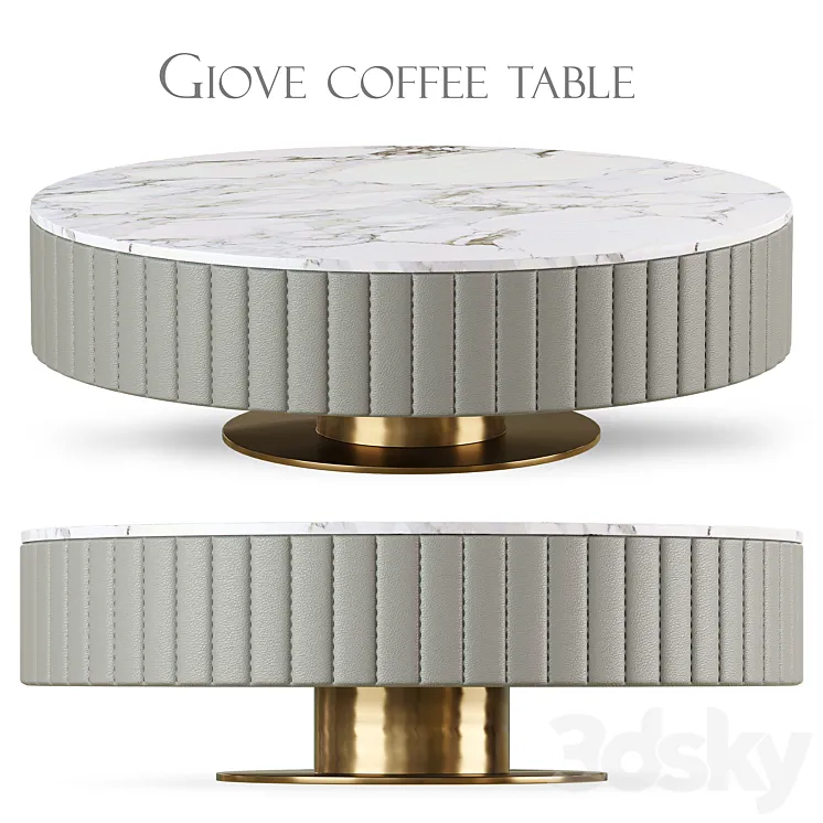 Giove coffee table 3D Model Free