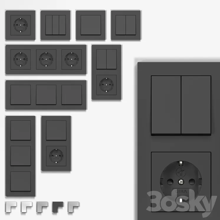 Gira E2 3D Model