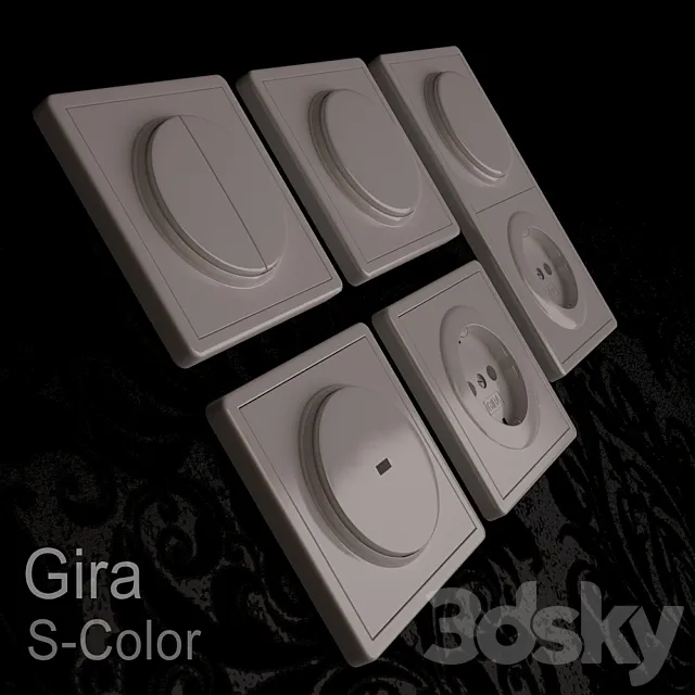 Gira S-Color 3DModel