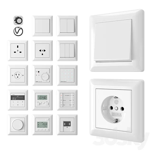 Gira Standard 55 3DModel