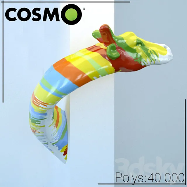 Giraffe head 3DModel