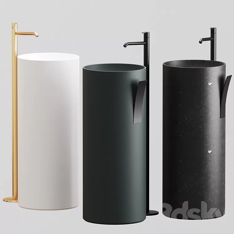 GIRO | Washbasin By INBANI strato 3D Model