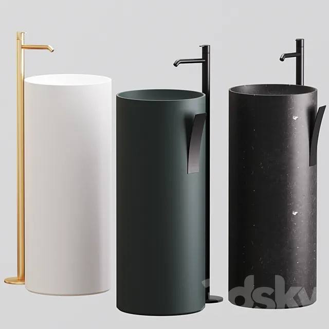 GIRO | Washbasin By INBANI strato 3DModel