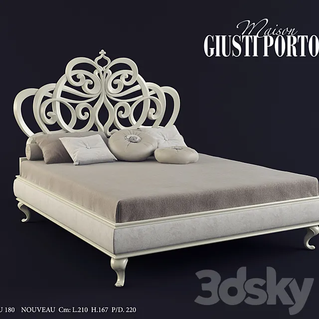 Giusti portos _ NOUVEAU 3D Model