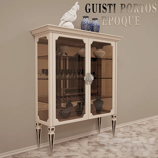 Giusti Portos Epoque Cabinet 3D Model