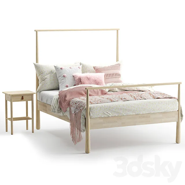 GJÖRA Bed frame 3DModel