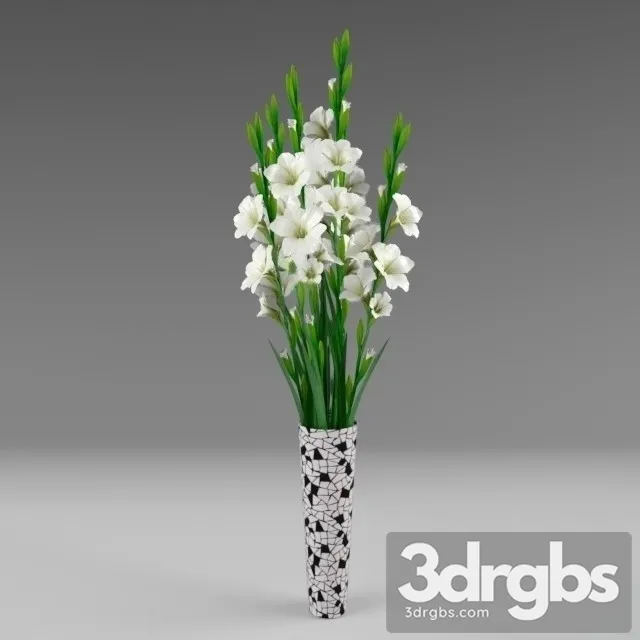 Gladiolus Bouquet 3D Model Free