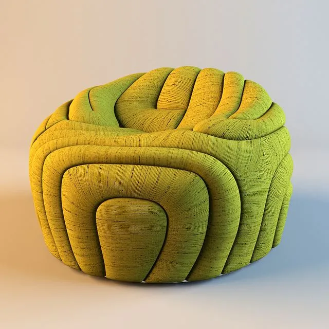 Gladis Lounge Chair 3D Model