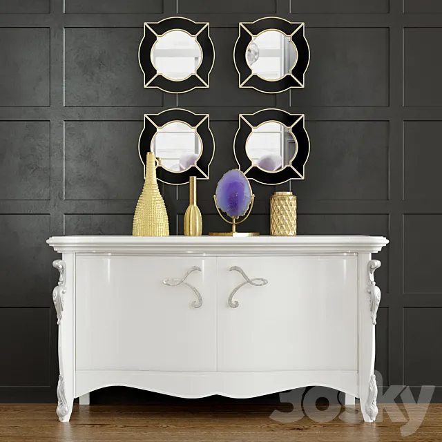 Glam Decorative Set 3DModel