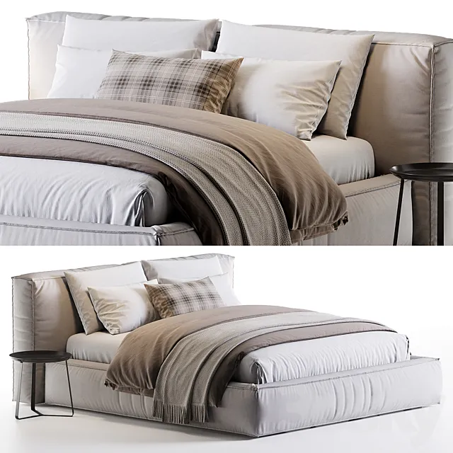 GLAMIS bed by Diotti 3D Model