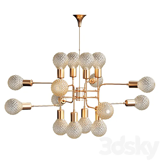 Glamorous Delightful Glass Ball 3D Model