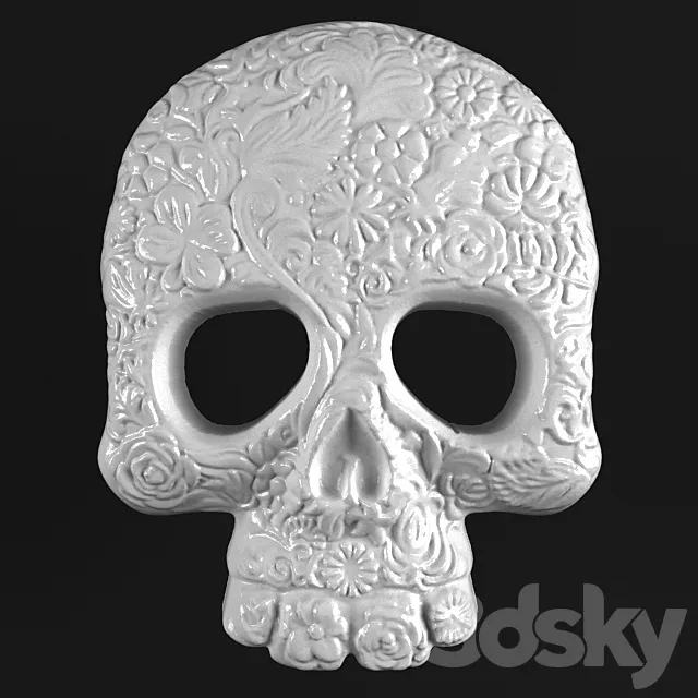 Glamorous skull. Free Download