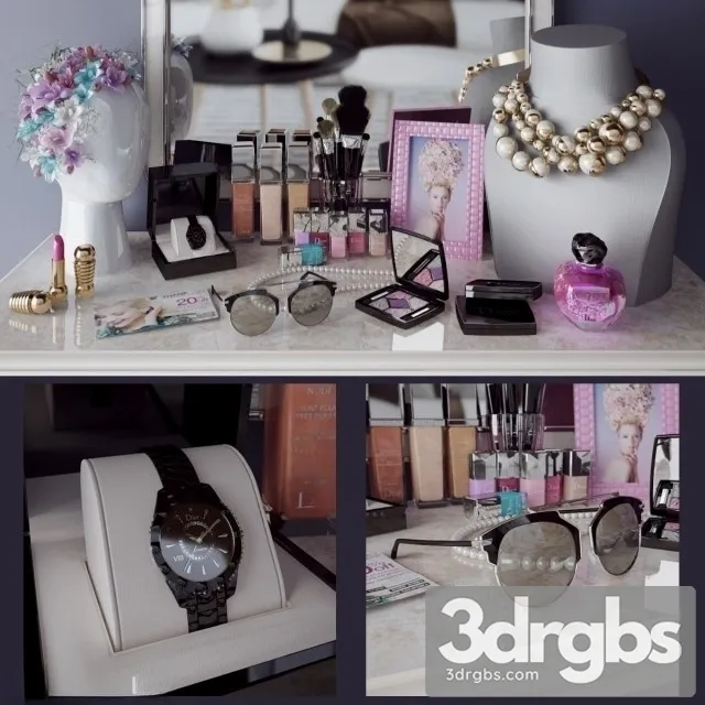 Glamour Blond 3D Model Free