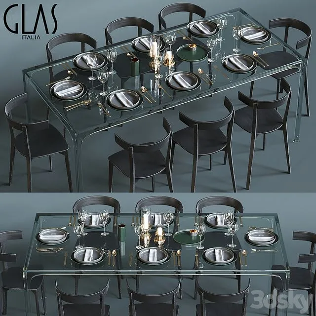 Glas Italia table set Free Download