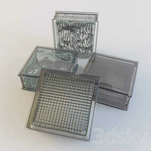 glass blocks 3DModel