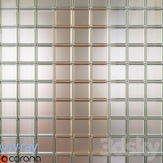 Glass blocks 3DModel