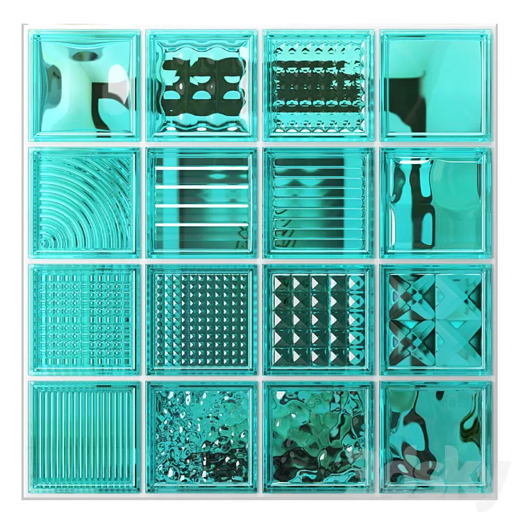 GLASS BRICK 2 3D Model