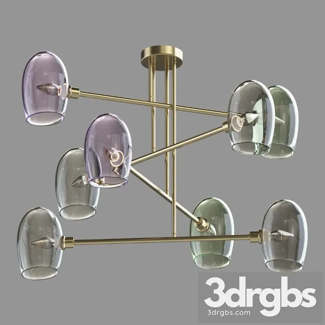 Glass Celling Light 3D Model Free