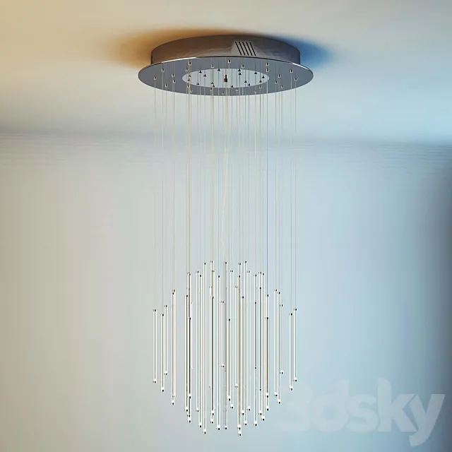 Glass Chandelier 3DModel
