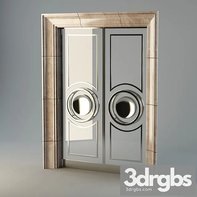 Glass Door 94 3D Model Free