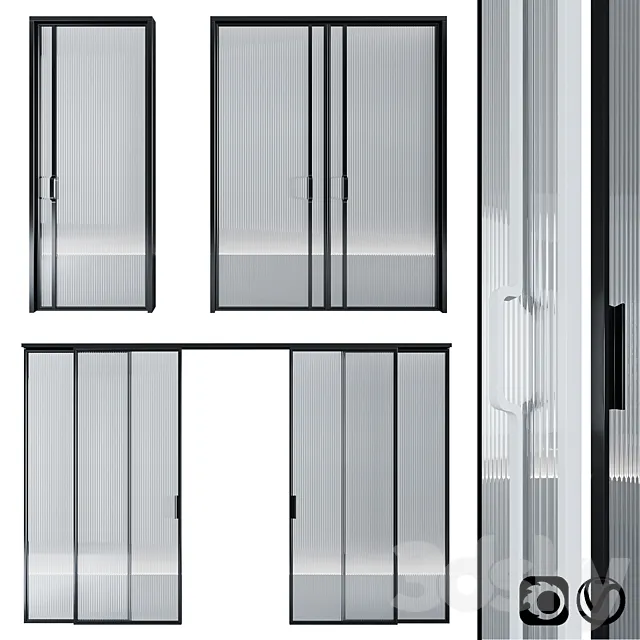 Glass door pocket and swing system Free Download