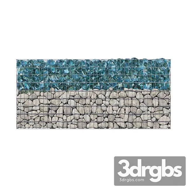 Glass Gabion 3 3D Model Free