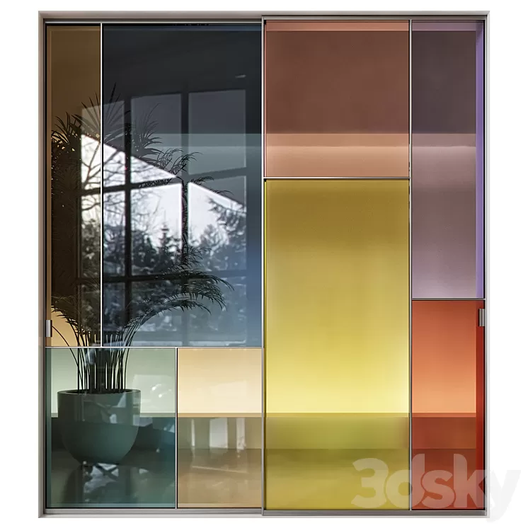 Glass Italia Sherazade Color 3D Model