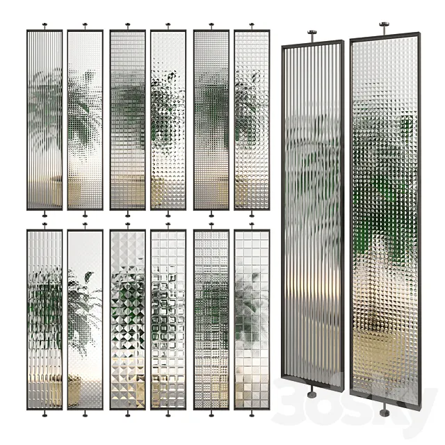 Glass Partition 07 3DModel