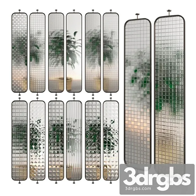 Glass Partition 08 3D Model Free