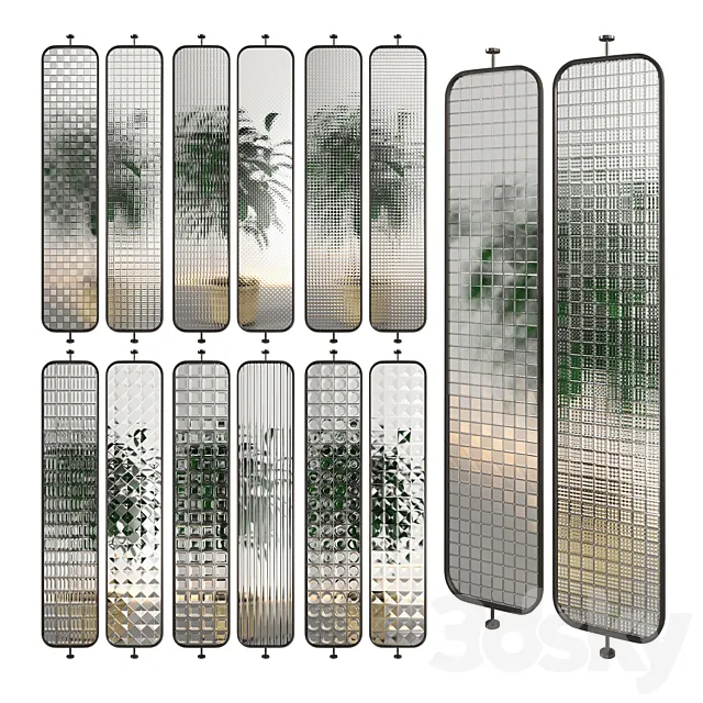 Glass Partition 08 3D Model