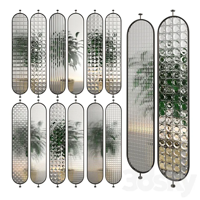 Glass Partition 09 3D Model