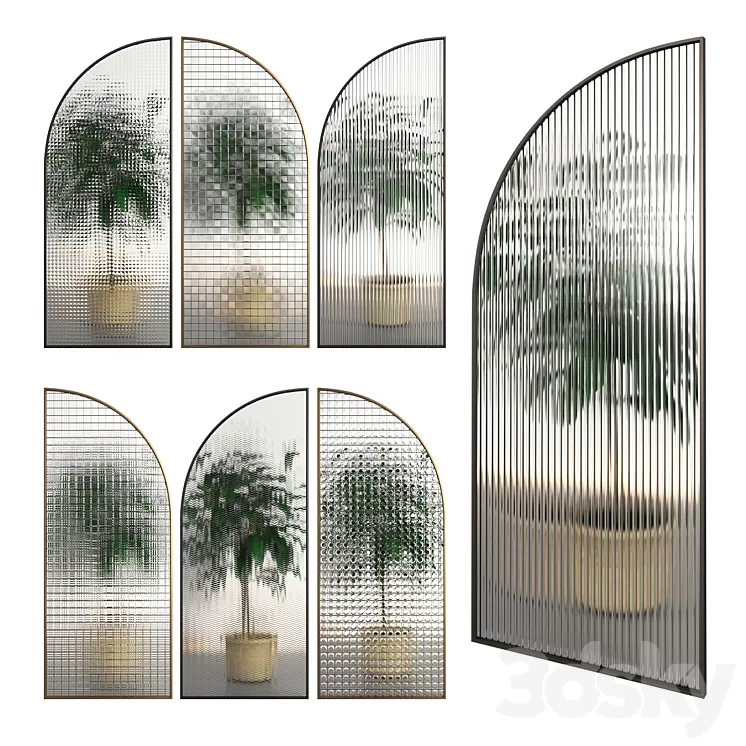 Glass Partition 17 3D Model