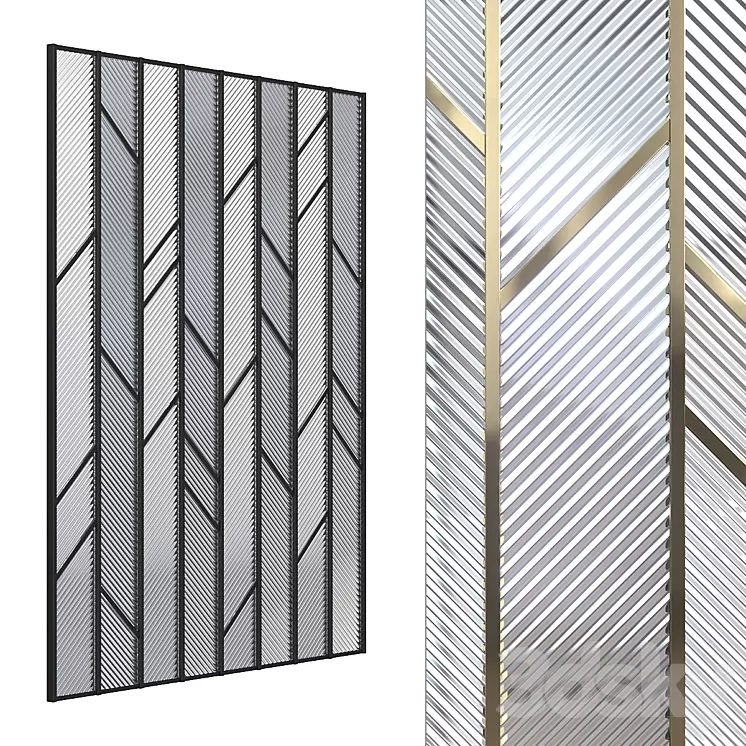 Glass partition 3D Model