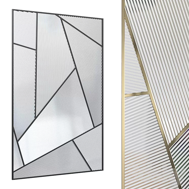 Glass partition 3D Model Free