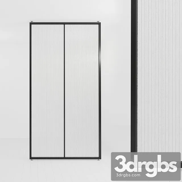 Glass partition 47 3D Model Free