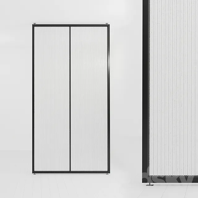 Glass partition 47 3D Model